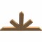Ekena Millwork Saratoga Timber Gable Bracket, Western Red Cedar, 36"W x 21"H x 1 1/2"D x 3 1/2"F, 14/12 Pitch GBW036X21X0204SAR00SWR - alternate 3